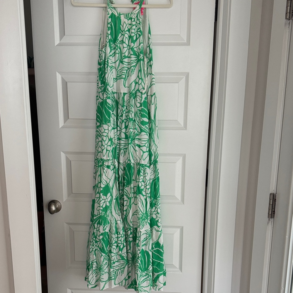 Lilly Pulitzer Halter Maxi Dress Size XS